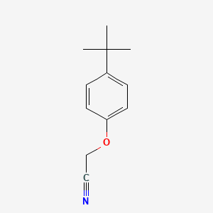 molecular formula C12H15NO B1314156 (4-Tert-butyl-phenoxy)acetonitrile CAS No. 50635-24-0