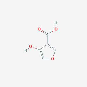 molecular formula C5H4O4 B13141584 4-Hydroxyfuran-3-carboxylicacid 