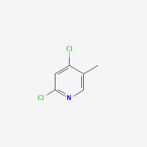 molecular formula C6H5Cl2N B1314159 2,4-Dichloro-5-methylpyridine CAS No. 56961-78-5