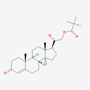 molecular formula C26H38O4 B131416 Desoxycorticosterone Pivalate CAS No. 808-48-0