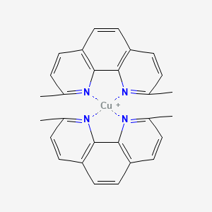 molecular formula C28H24CuN4+ B13141605 Bis(2,9-dimethyl-1,10-phenanthroline)copper(1+) 