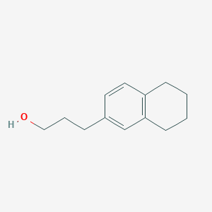 molecular formula C13H18O B1314165 3-(5,6,7,8-Tetrahydronaphthalen-2-yl)propan-1-ol 
