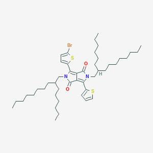 molecular formula C46H71BrN2O2S2 B13141671 4-(5-bromothiophen-2-yl)-2,5-bis(2-hexyldecyl)-1-thiophen-2-ylpyrrolo[3,4-c]pyrrole-3,6-dione 