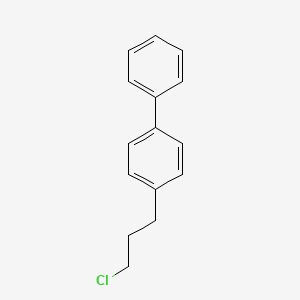 molecular formula C15H15Cl B13141755 4-(3-Chloropropyl)-1,1'-biphenyl CAS No. 61221-46-3