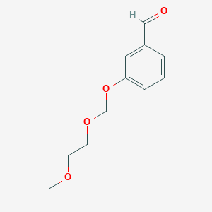 molecular formula C11H14O4 B131418 3-[(2-甲氧基乙氧基)甲氧基]苯甲醛 CAS No. 139461-72-6