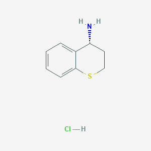 molecular formula C9H12ClNS B13141816 (R)-thiochroman-4-amine hydrochloride 
