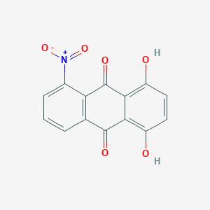 molecular formula C14H7NO6 B13141818 1,4-Dihydroxy-5-nitroanthracene-9,10-dione CAS No. 27573-16-6