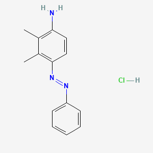 molecular formula C14H16ClN3 B13141822 4-Amino-2,3-dimethylazobenzenehydrochloride 