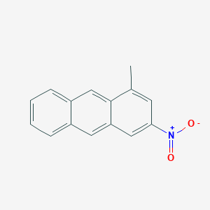molecular formula C15H11NO2 B13141831 1-Methyl-3-nitroanthracene CAS No. 80191-43-1