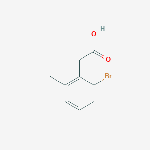molecular formula C9H9BrO2 B13141917 2-(2-Bromo-6-methylphenyl)acetic acid 