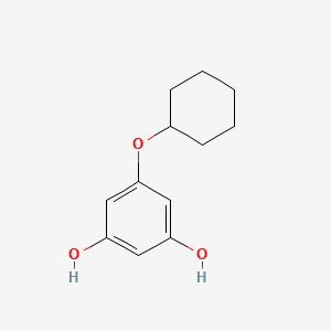 molecular formula C12H16O3 B13141945 5-(Cyclohexyloxy)benzene-1,3-diol 