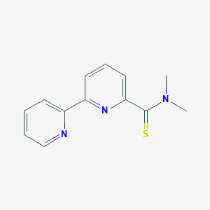 molecular formula C13H13N3S B13141975 N,N-Dimethyl-[2,2'-bipyridine]-6-carbothioamide CAS No. 78797-04-3
