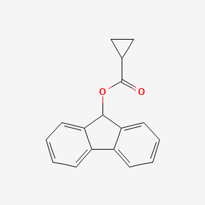 molecular formula C17H14O2 B13142013 9H-fluoren-9-yl cyclopropanecarboxylate CAS No. 88070-89-7
