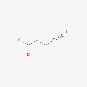 molecular formula C5H5ClO B1314202 Pent-4-ynoyl chloride CAS No. 55183-44-3