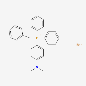 molecular formula C27H27BrNP B13142025 Benzyl(4-(dimethylamino)phenyl)diphenylphosphonium bromide 