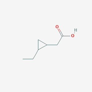 molecular formula C7H12O2 B1314205 2-(2-Ethylcyclopropyl)acetic acid CAS No. 344329-88-0