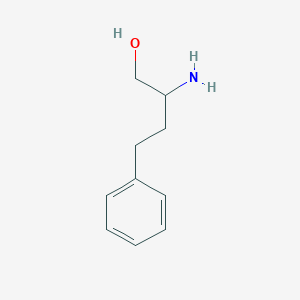 molecular formula C10H15NO B1314209 2-Amino-4-phenylbutan-1-ol CAS No. 160886-95-3