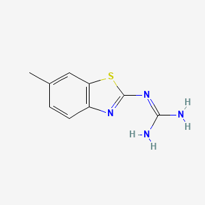N-(6-methyl-1,3-benzothiazol-2-yl)guanidine
