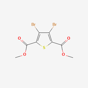 molecular formula C8H6Br2O4S B13142148 Dimethyl 3,4-dibromothiophene-2,5-dicarboxylate 