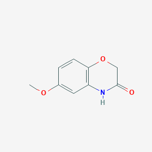 molecular formula C9H9NO3 B1314215 6-methoxy-2H-benzo[b][1,4]oxazin-3(4H)-one CAS No. 5023-12-1