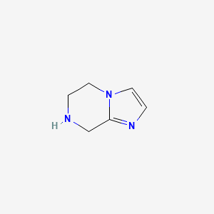 molecular formula C6H9N3 B1314217 5,6,7,8-Tetrahydroimidazo[1,2-a]pyrazine CAS No. 91476-80-1
