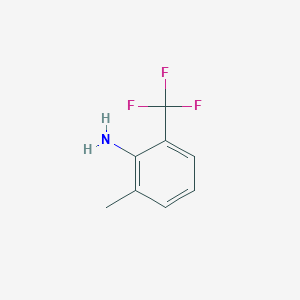 molecular formula C8H8F3N B1314220 2-Methyl-6-(trifluoromethyl)aniline CAS No. 88301-98-8