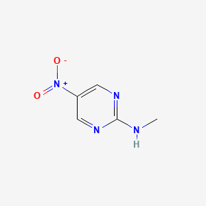 molecular formula C5H6N4O2 B13142214 N-methyl-5-nitropyrimidin-2-amine 