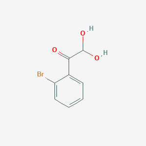 molecular formula C8H7BrO3 B13142218 1-(2-Bromophenyl)-2,2-dihydroxyethanone CAS No. 118888-63-4