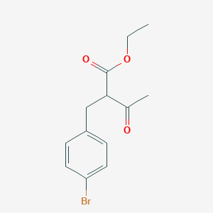 B1314227 Ethyl 2-(4-bromobenzyl)-3-oxobutanoate CAS No. 95314-60-6