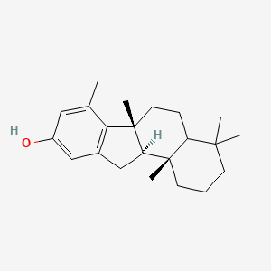 molecular formula C22H32O B13142299 (6aR,11aR,11bS)-4,4,6a,7,11b-Pentamethyl-2,3,4,4a,5,6,6a,11,11a,11b-decahydro-1H-benzo[a]fluoren-9-ol 