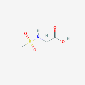 molecular formula C4H9NO4S B1314231 2-Methanesulfonamidopropanoic acid CAS No. 879123-60-1