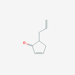 molecular formula C8H10O B1314234 5-Allylcyclopent-2-enone CAS No. 61020-32-4
