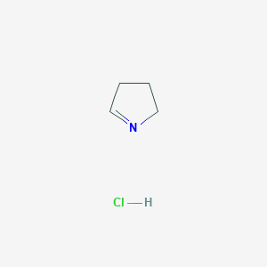 molecular formula C4H8ClN B13142390 3,4-Dihydro-2H-pyrrolehydrochloride 