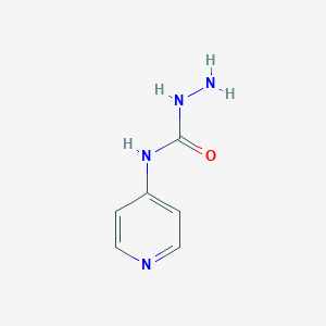 molecular formula C6H8N4O B131424 N-(吡啶-4-基)肼基甲酰胺 CAS No. 153539-26-5