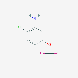 molecular formula C7H5ClF3NO B1314244 2-氯-5-(三氟甲氧基)苯胺 CAS No. 331-26-0