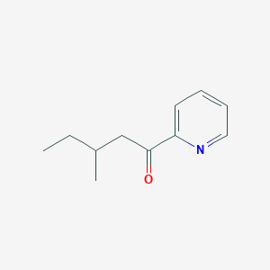 molecular formula C11H15NO B1314245 2-Methylbutyl 2-pyridyl ketone CAS No. 898779-68-5