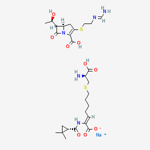 molecular formula C28H42N5NaO9S2 B13142507 Imipenemandcilastatinsodium 