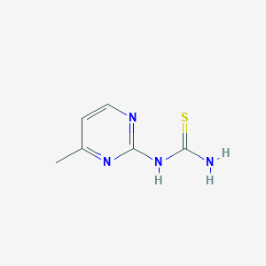 molecular formula C6H8N4S B1314251 N-(4-methylpyrimidin-2-yl)thiourea CAS No. 102739-58-2