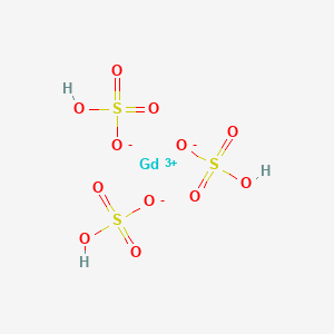 molecular formula GdH3O12S3 B13142512 Gadolinium(III)hydrogensulfate 