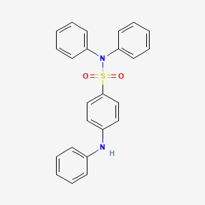 molecular formula C24H20N2O2S B13142580 N,N-Diphenyl-4-(phenylamino)benzenesulfonamide CAS No. 198224-95-2