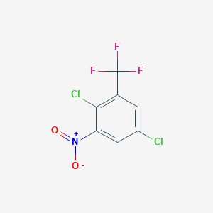 molecular formula C7H2Cl2F3NO2 B1314259 2,5-Dichloro-1-nitro-3-(trifluoromethyl)benzene CAS No. 98373-83-2