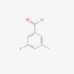 molecular formula C8H6ClIO B13142624 3-Iodo-5-methylbenzoyl chloride 