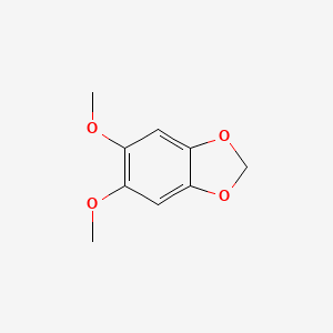 molecular formula C9H10O4 B1314264 5,6-Dimethoxy-1,3-benzodioxole CAS No. 3214-12-8
