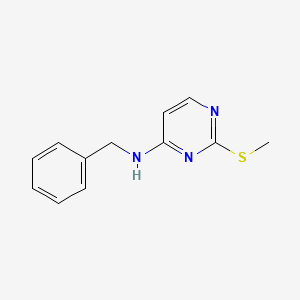 molecular formula C12H13N3S B1314269 N-Benzyl-2-(methylthio)pyrimidin-4-amine CAS No. 91719-61-8