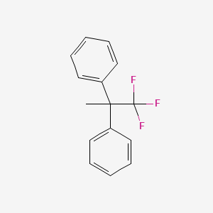 molecular formula C15H13F3 B1314281 1,1,1-Trifluoro-2,2-diphenylpropane CAS No. 112754-65-1