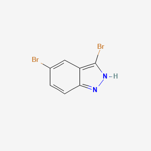 molecular formula C7H4Br2N2 B1314288 3,5-二溴-1H-吲唑 CAS No. 40598-76-3