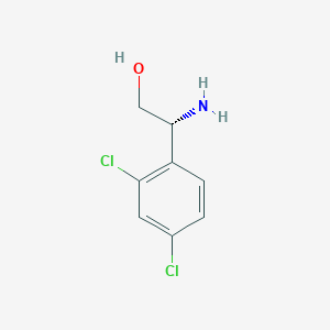 molecular formula C8H9Cl2NO B13142891 (R)-2-Amino-2-(2,4-dichlorophenyl)ethanol 