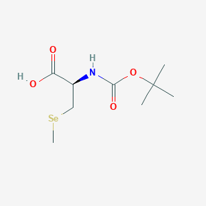 molecular formula C9H17NO4Se B13142953 Boc-3-(Methylseleno)-Ala-OH 
