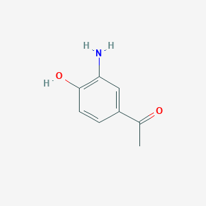 molecular formula C8H9NO2 B1314299 1-(3-Amino-4-hydroxyphenyl)ethanone CAS No. 54255-50-4
