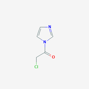 molecular formula C5H5ClN2O B13143106 2-Chloro-1-(1H-imidazol-1-yl)ethanone 